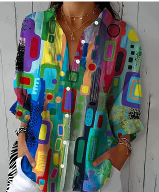 Vintage Floral Blouse