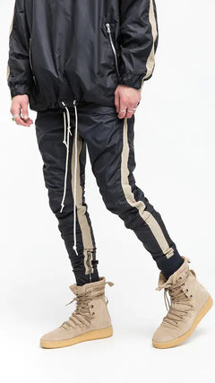 Zippered Jogger Pants